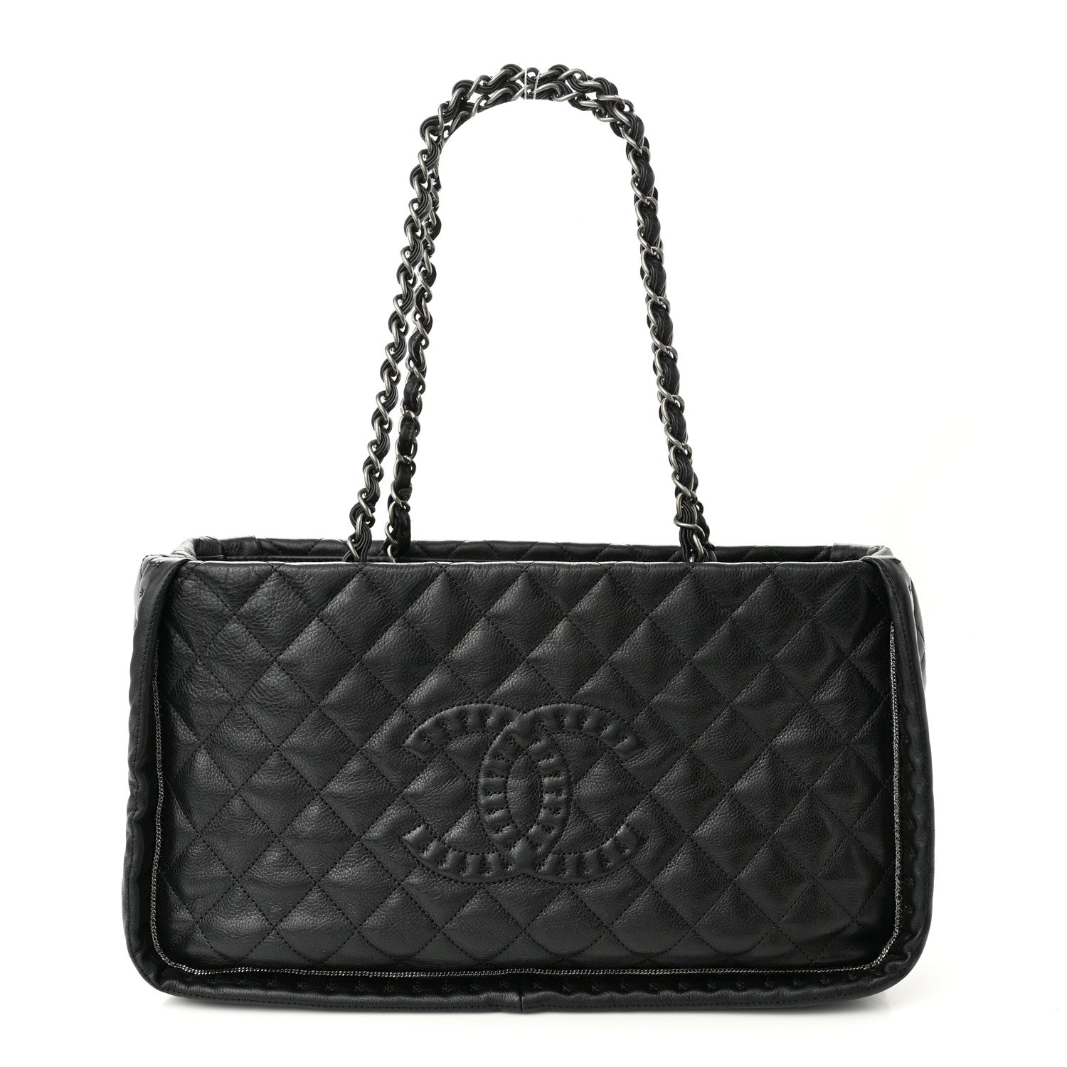 Chanel Calfskin Quilted Istanbul Small Tote Black 1 of 9