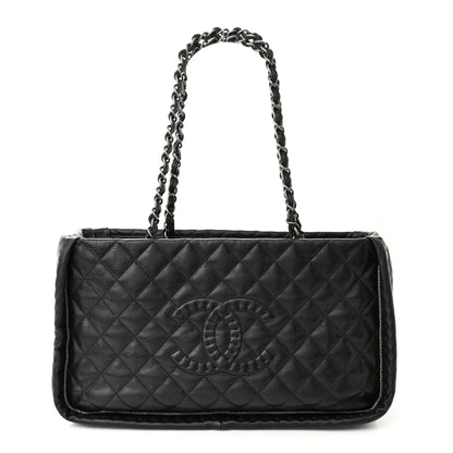 Chanel Calfskin Quilted Istanbul Small Tote Black 1 of 9
