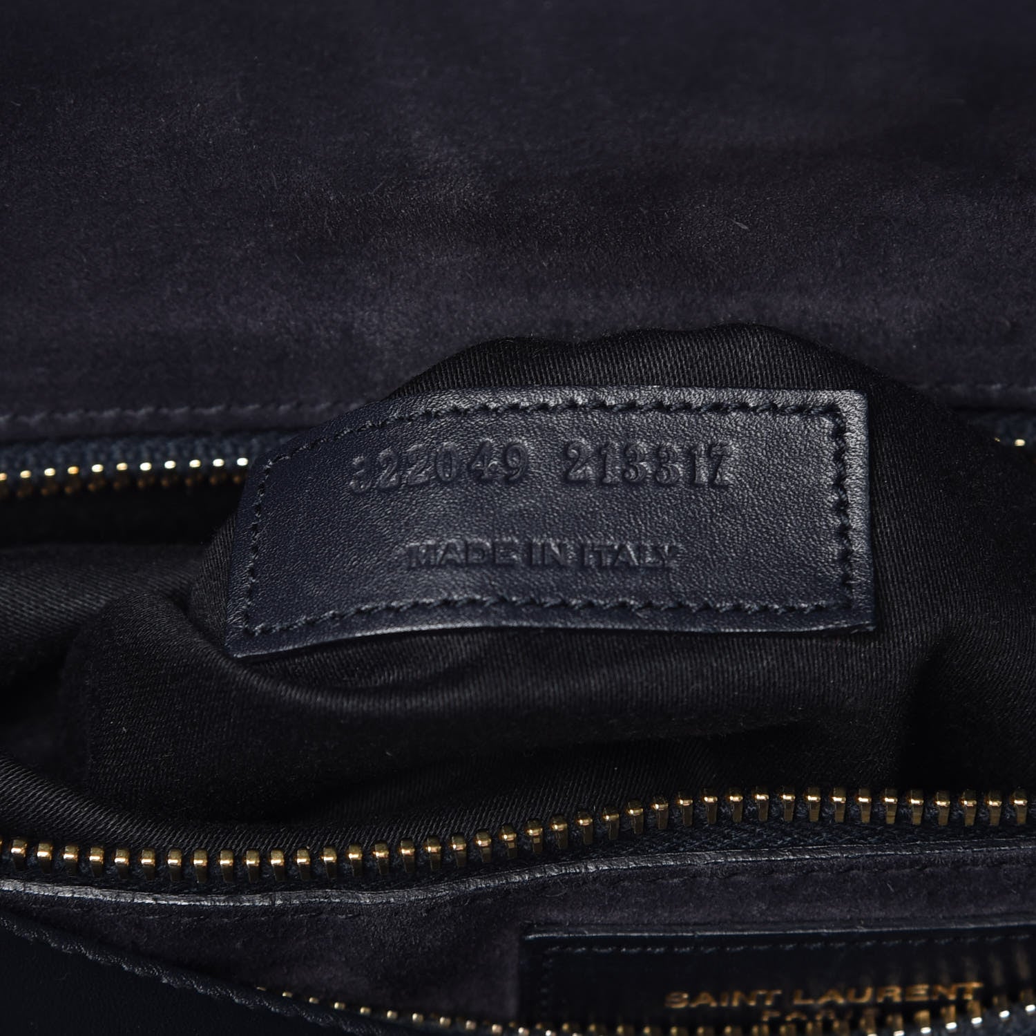 Saint Laurent Calfskin Classic Duffle 6 Marine 9 of 20