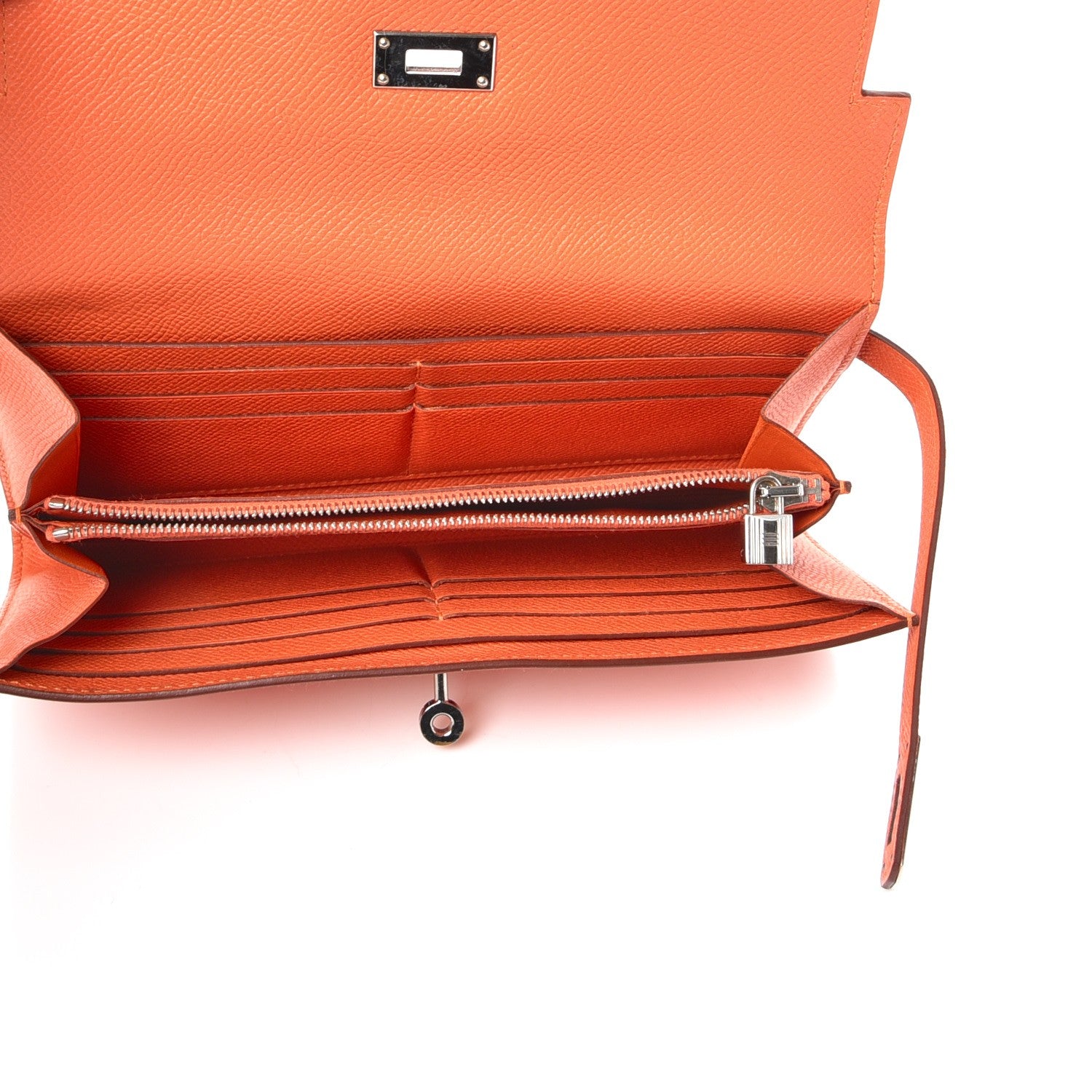 Hermes Epsom Kelly Longue Wallet Mangue 5 of 10