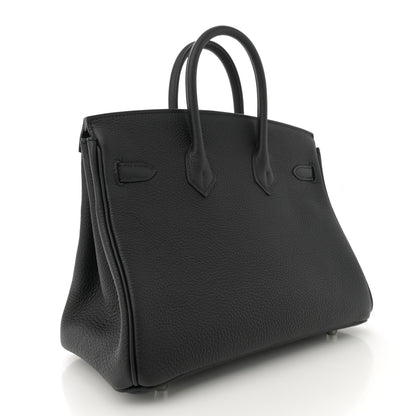 Hermes Togo Birkin 25 Black 3 of 11