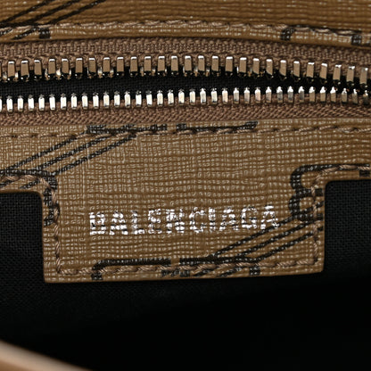 Balenciaga Coated Canvas BB Monogram Neo Cagole Handbag XS Beige Brown 6 of 10