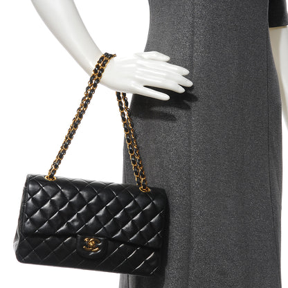 Chanel Lambskin Medium Double Flap Black 2 of 7