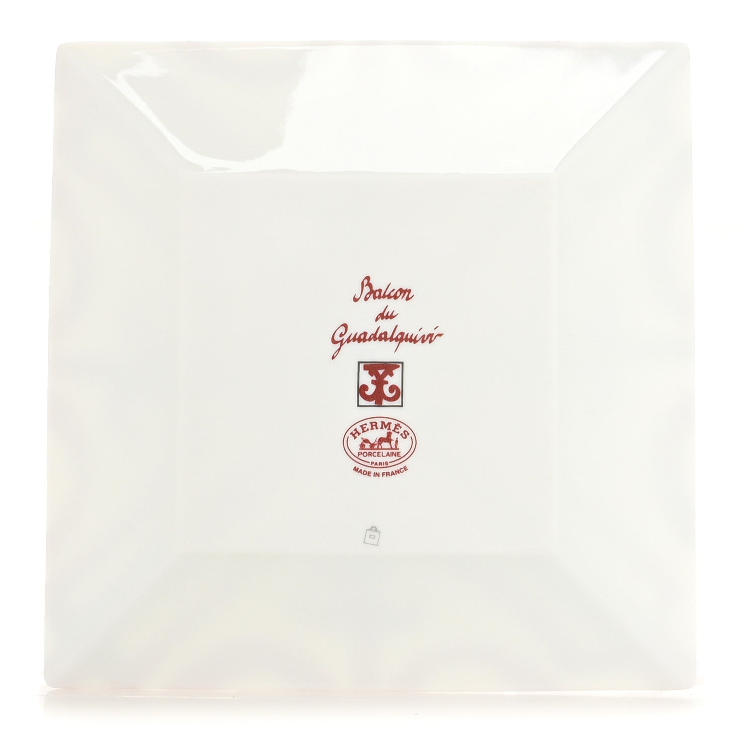 Hermes Porcelain Balcon du Guadalquivir Square Plate 3 of 8