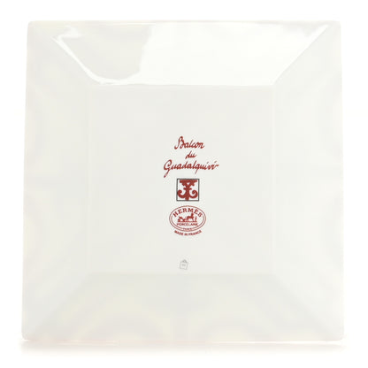 Hermes Porcelain Balcon du Guadalquivir Square Plate 3 of 8