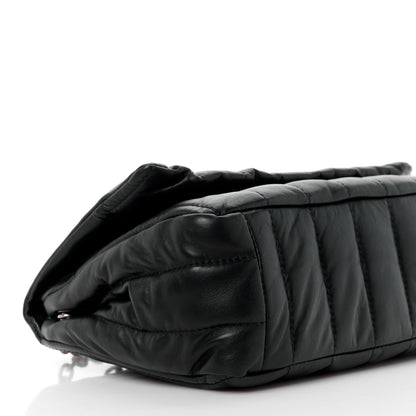 Balenciaga Calfskin Quilted Mini Monaco Chain Shoulder Bag Black 9 of 10