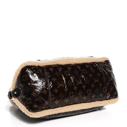 Louis Vuitton Patent Monogram Shearling Sac Thunder 4 of 7