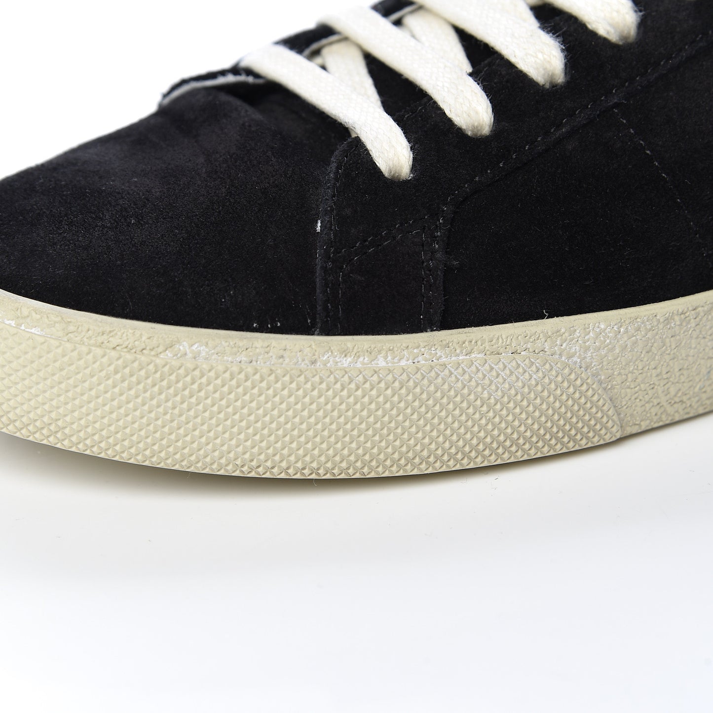 Distressed Suede Womens Court Classic Sneakers 39 Black