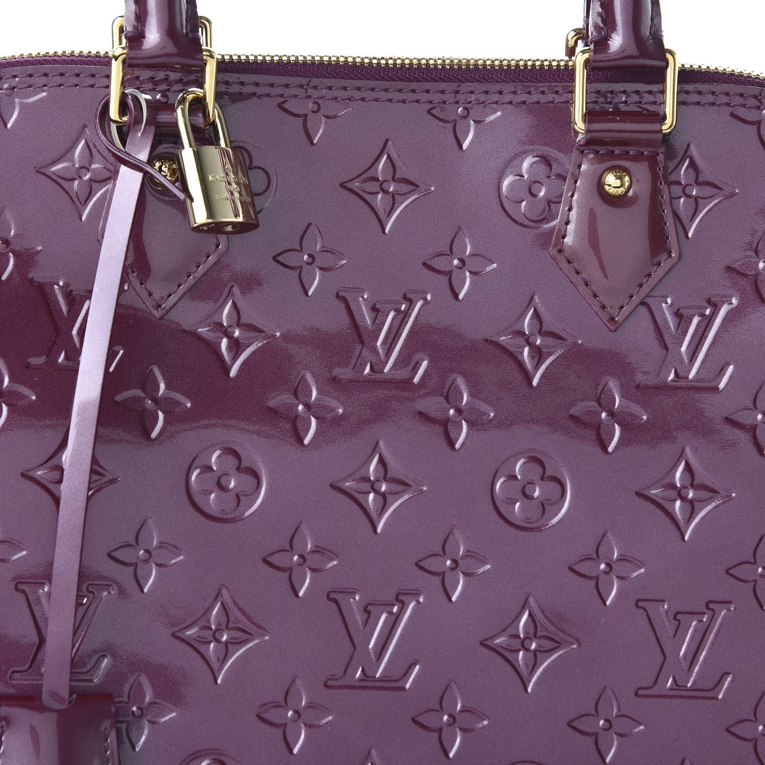 Louis Vuitton Vernis Alma GM Violet 9 of 10
