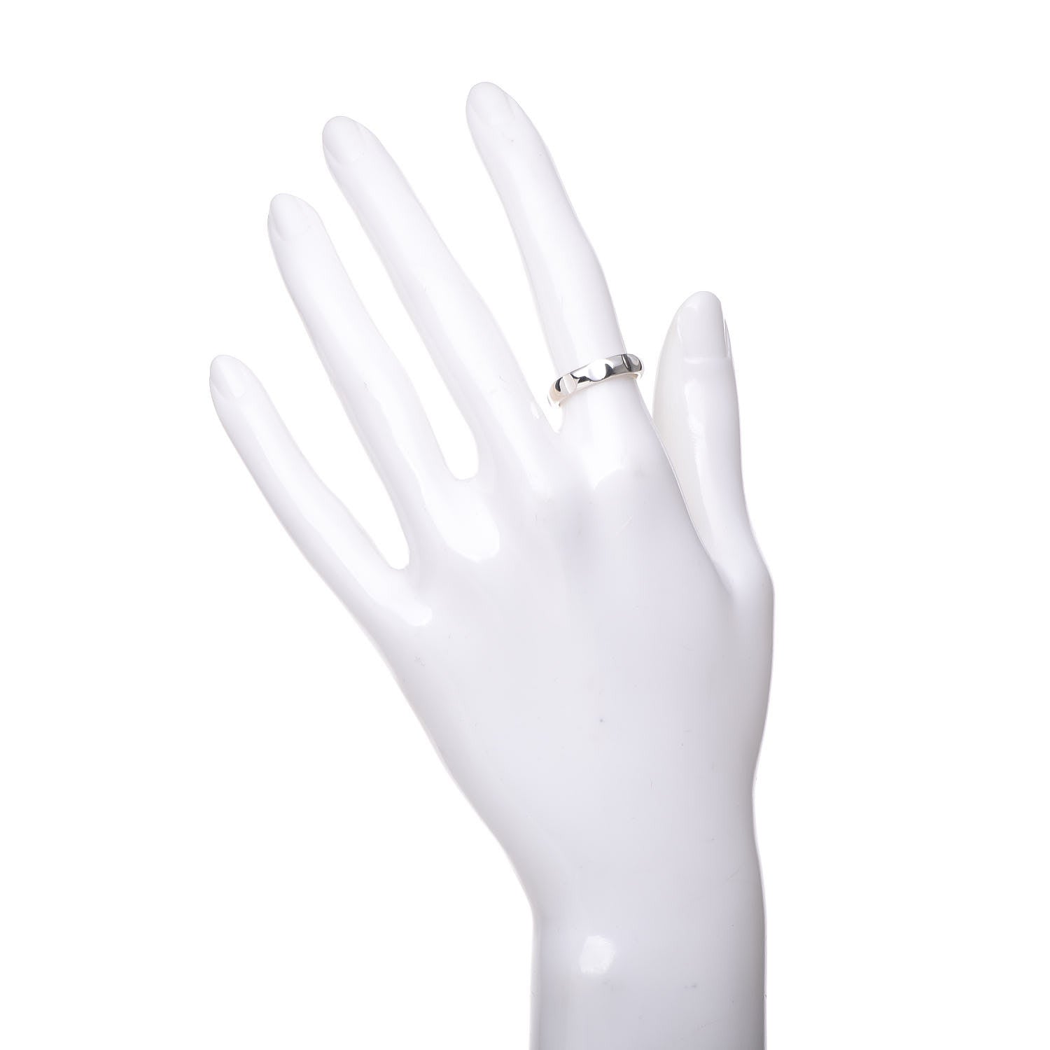 Tiffany Sterling Silver Palomas Groove Ring 49 5 2 of 6