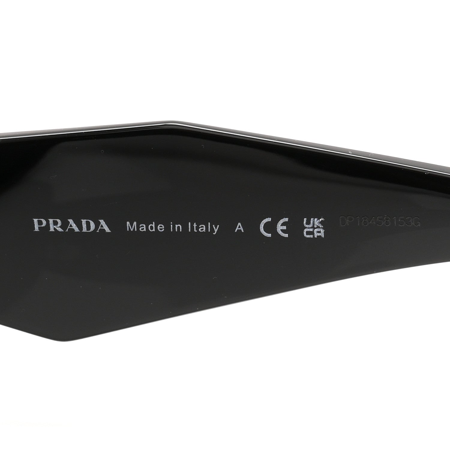Prada Acetate Symbole Sunglasses SPR 17W Black 5 of 7