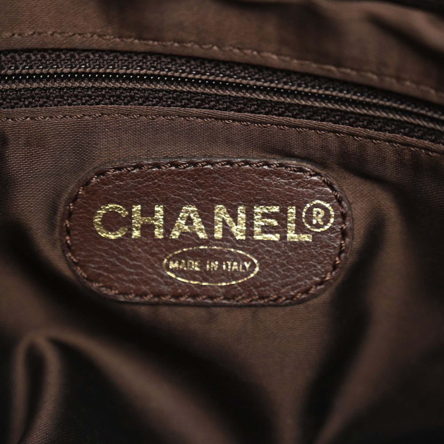 Suede CC Tassel Messenger Bag Brown