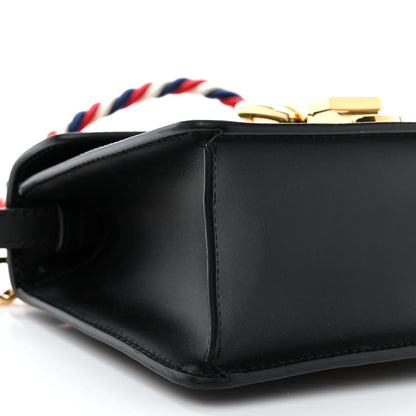 Gucci Calfskin Mini Sylvie Top Handle Bag Black 9 of 12