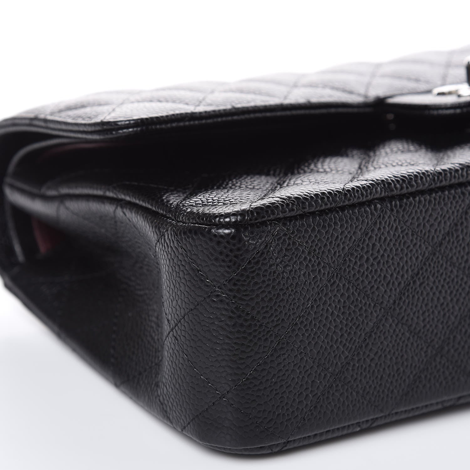 Chanel Caviar Quilted Medium Double Flap Black 8 of 10