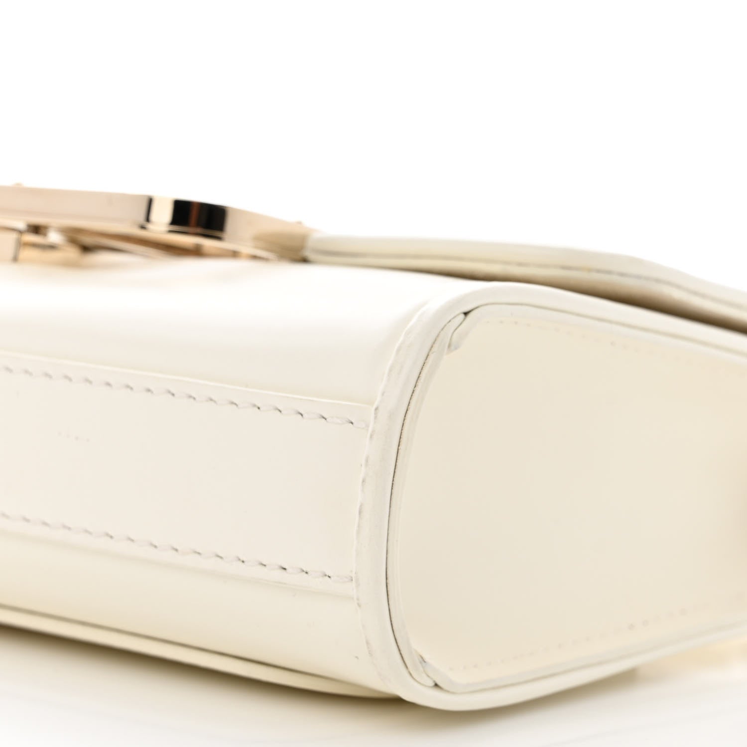 Valentino Garavani Smooth Calfskin Small VLogo Shoulder Bag White 9 of 12