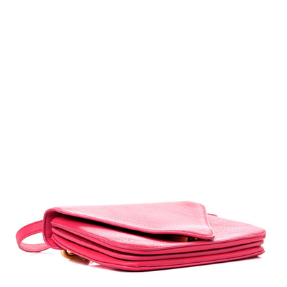 Bottega Veneta Calfskin Mount Envelope Bag Pink 4 of 10