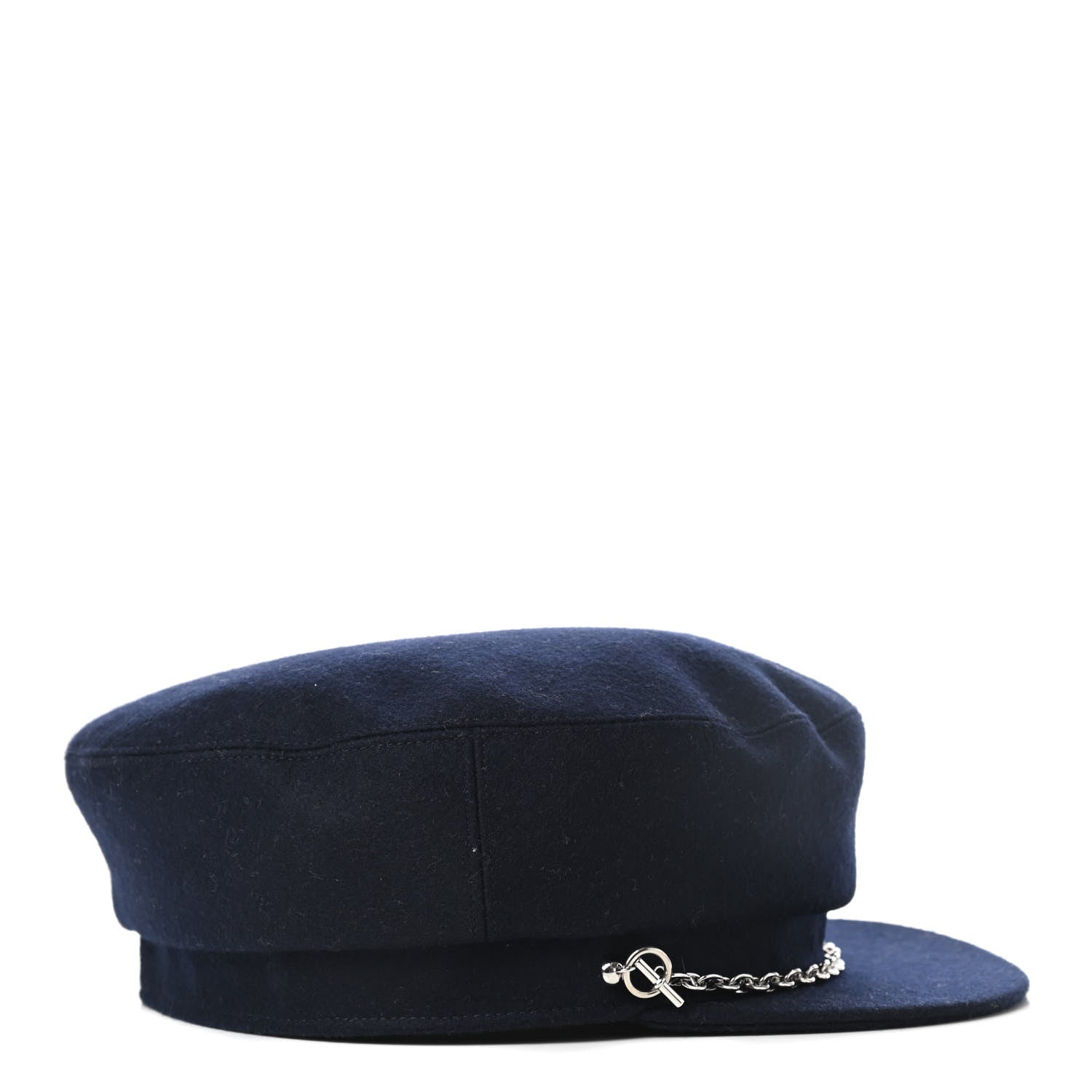 Hermes Cashmere Womens Belle-Ile Cap 57 Navy 4 of 8