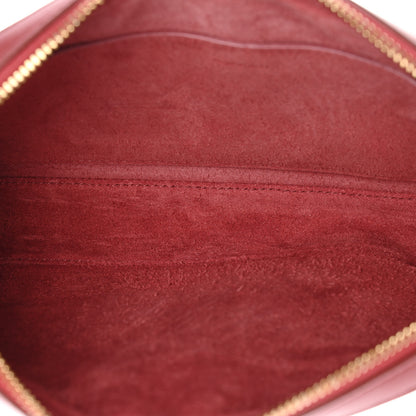 Celine Smooth Calfskin Cuir Triomphe Camera Shoulder Bag Lipstick 5 of 12