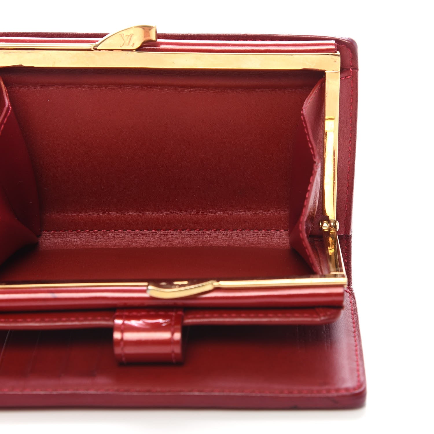 Louis Vuitton Vernis French Purse Wallet Pomme d'Amour 6 of 9