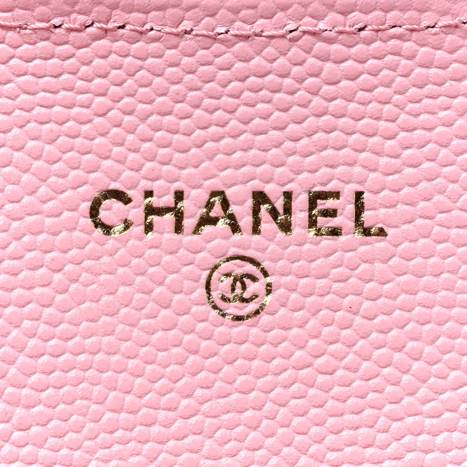 Chanel Caviar Quilted Flap Card Holder Wallet Light Pink 6 of 9