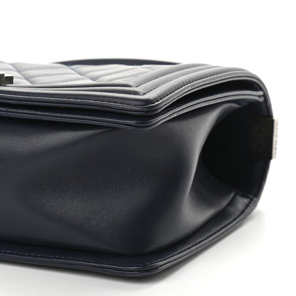Chanel Lambskin Quilted Small Boy Flap Navy 8 of 9