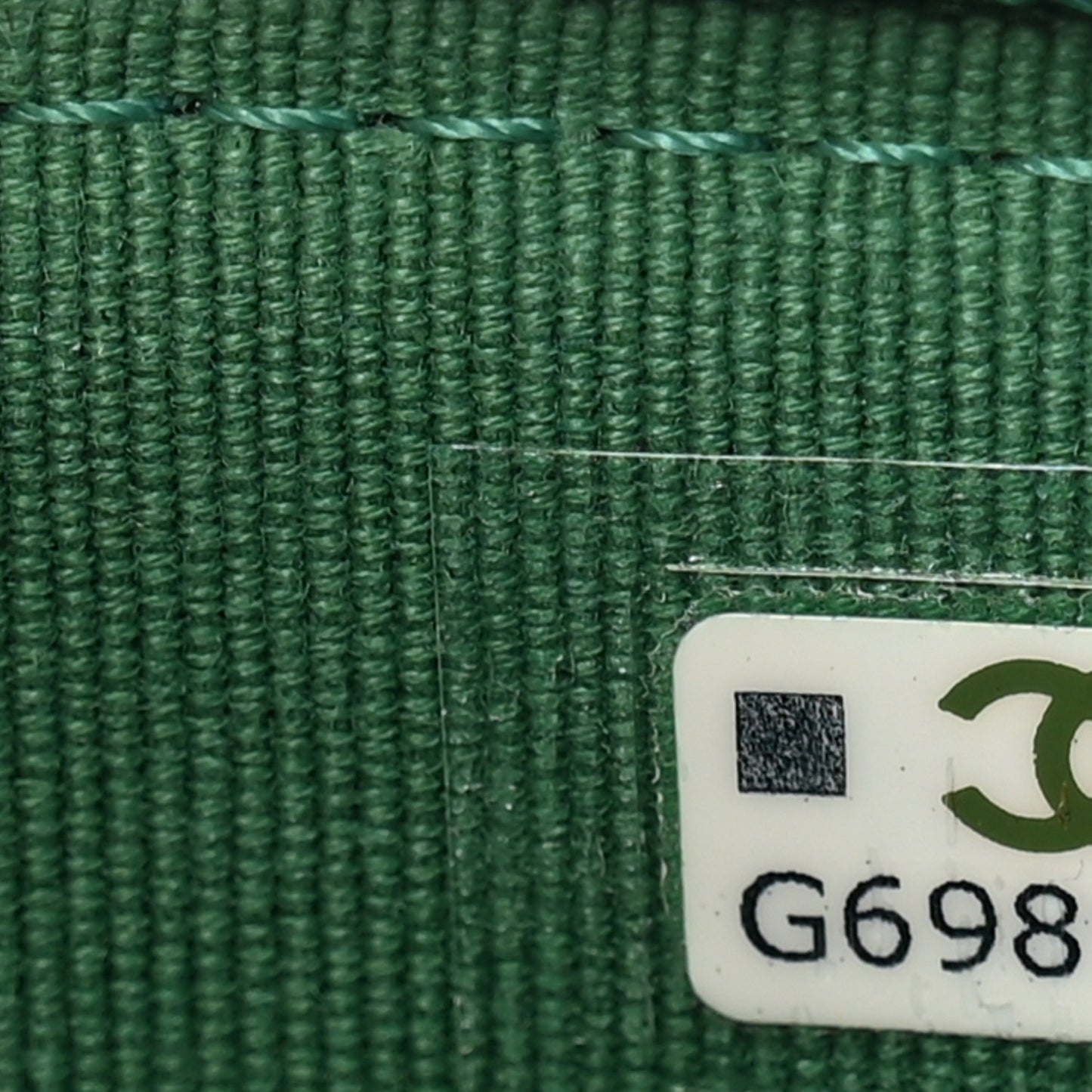 Aged Calfskin Quilted Mini Reissue Wallet On Chain WOC Green