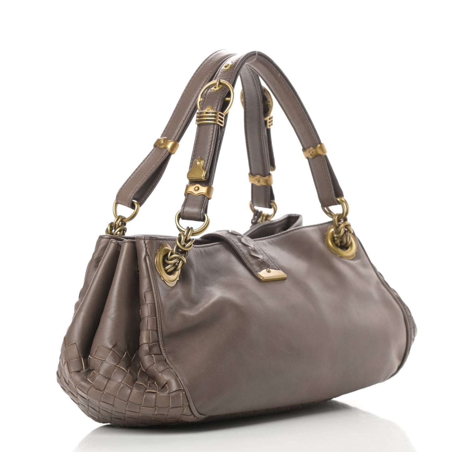 Nappa Intrecciato Napoli Shoulder Bag