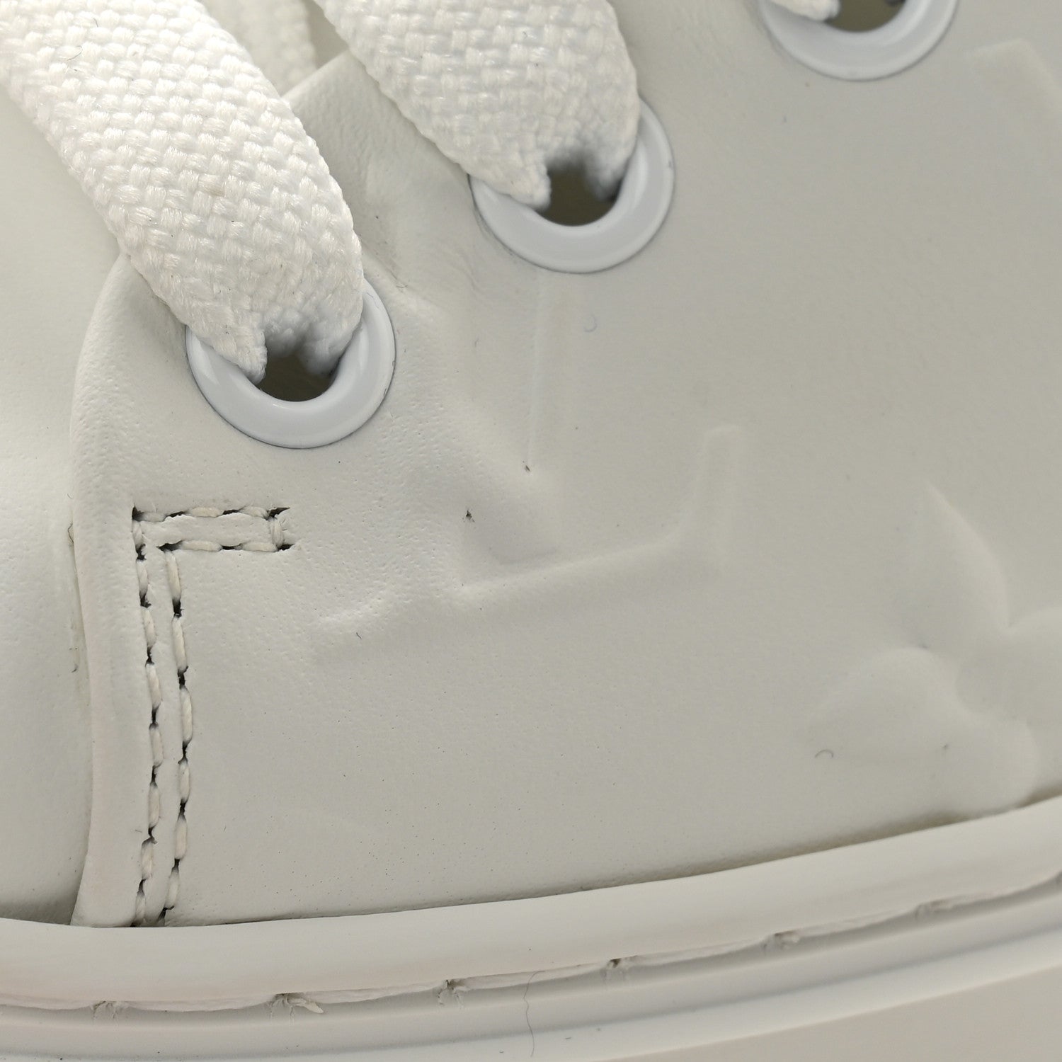 Louis Vuitton Lambskin Embossed Monogram Time Out Sneakers 37 White 11 of 13