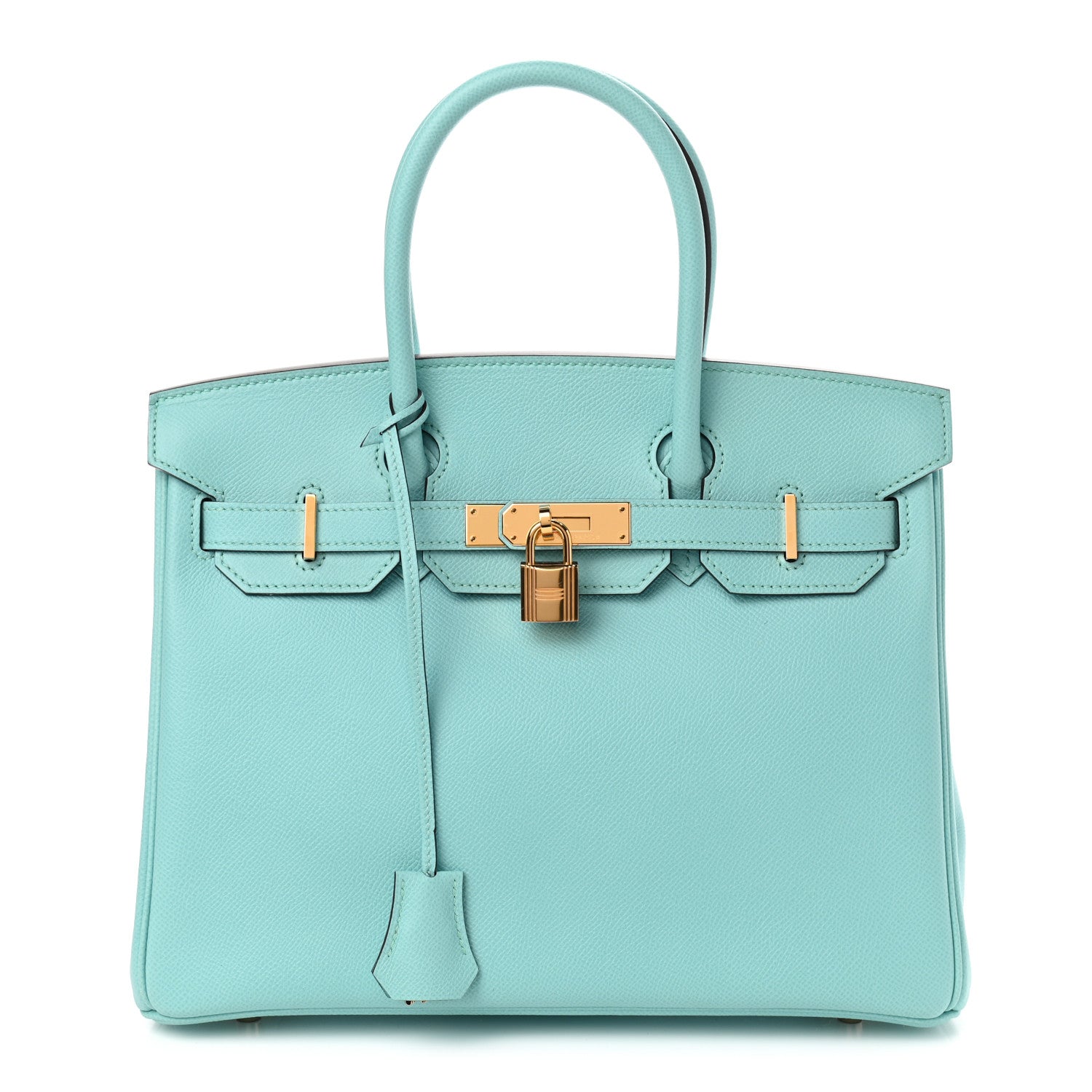 Hermes Epsom Birkin 30 Bleu Atoll 1 of 9