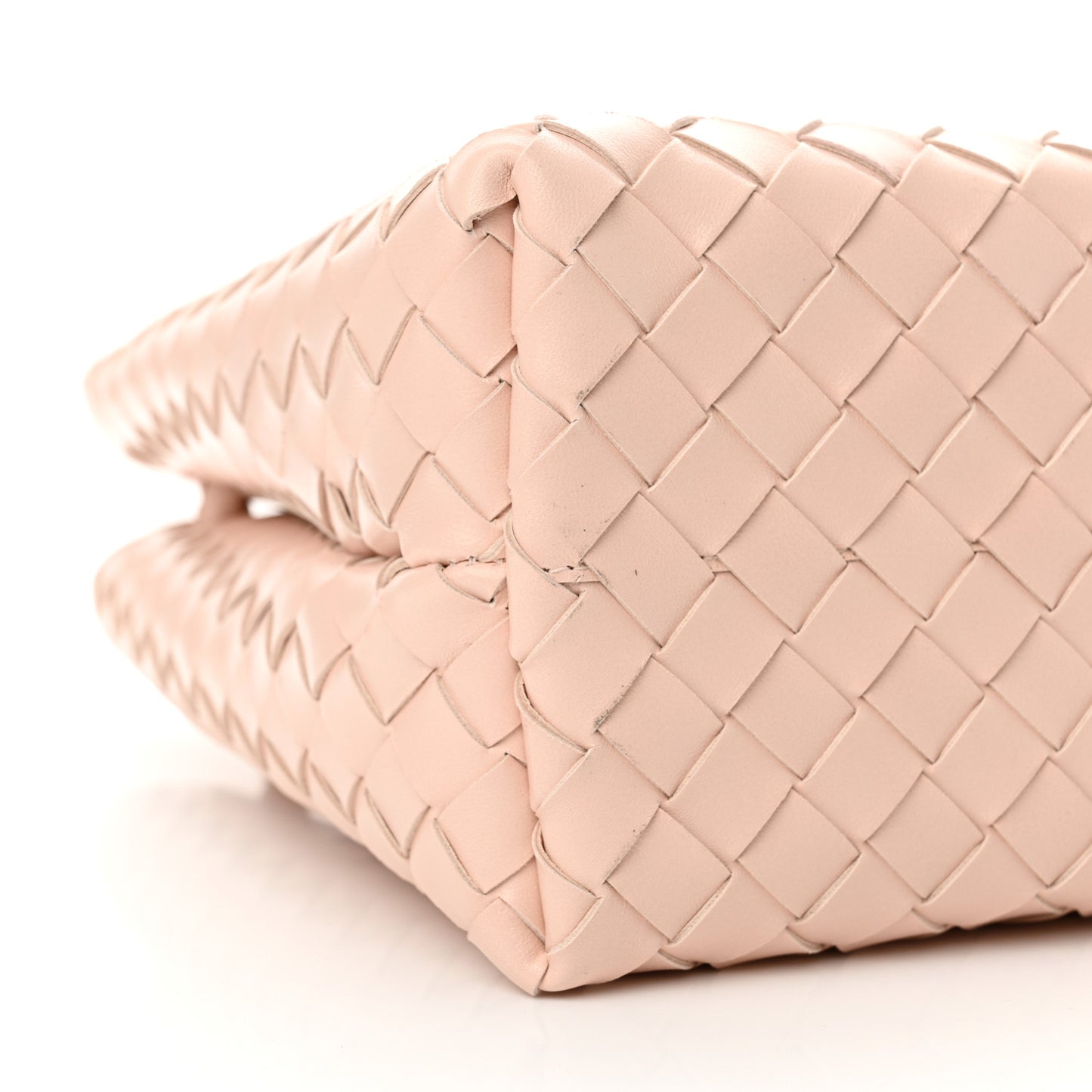 Nappa Intrecciato Medium Andiamo Shoulder Bag Cameo