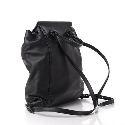 Bottega Veneta Nappa Intrecciato Backpack Black 2 of 9