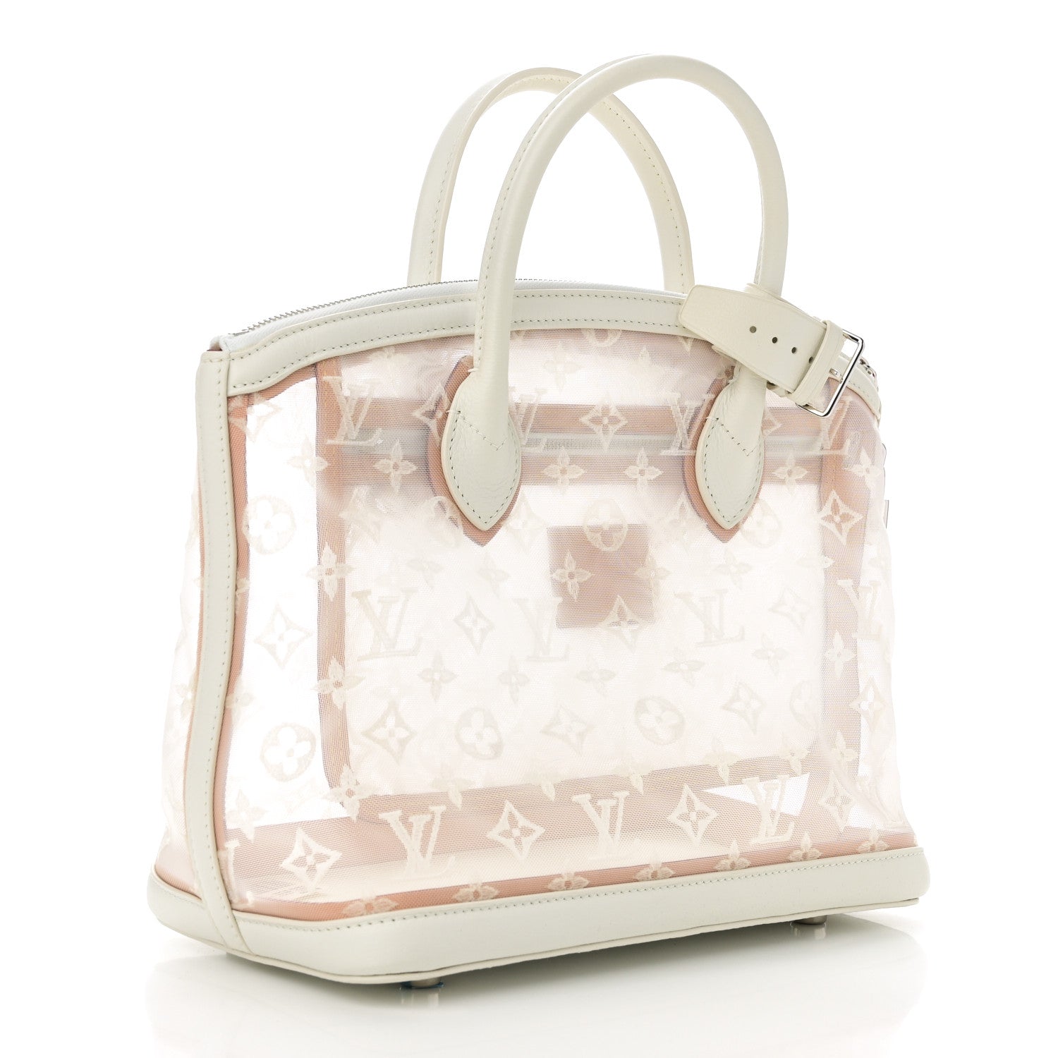 Louis Vuitton Monogram Transparence Lockit White 3 of 9