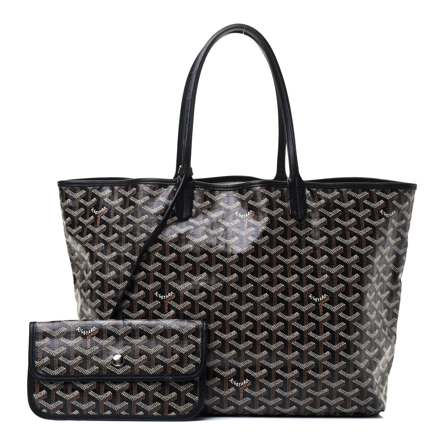 Goyard Goyardine Saint Louis PM Black 1 of 4