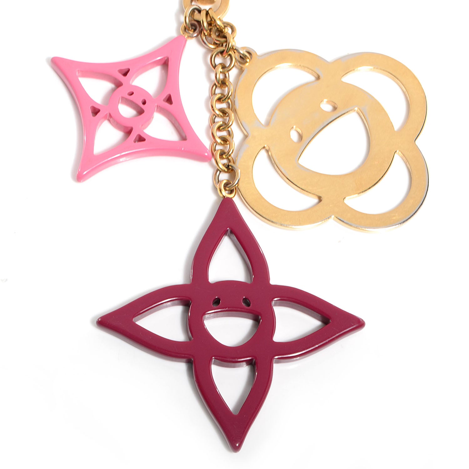 Louis Vuitton Cosmic Blossom Bag Charm Rose 4 of 10
