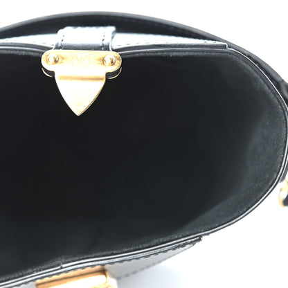 Louis Vuitton Calfskin Duffle Bag Black 5 of 9