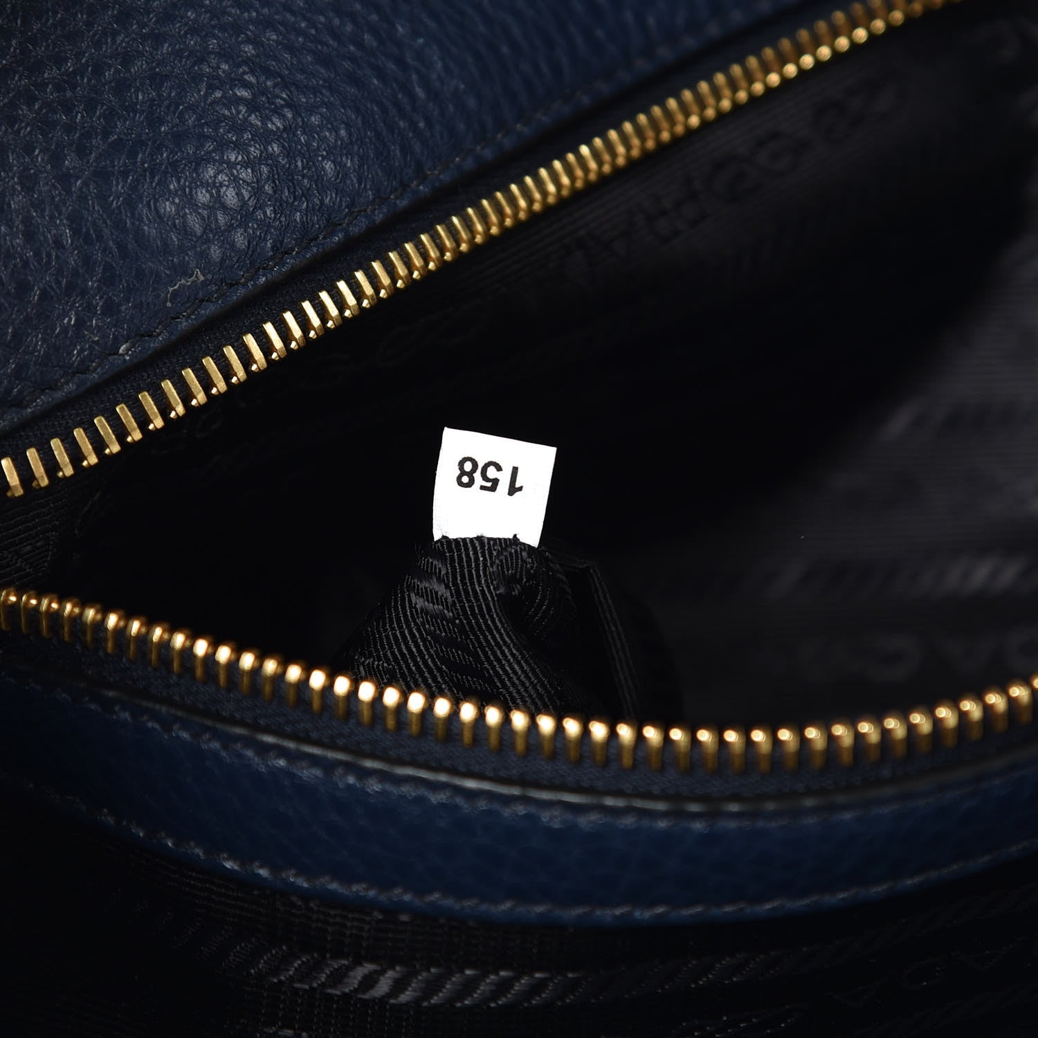 Prada Vitello Daino Side Zip Tote Baltico 7 of 13