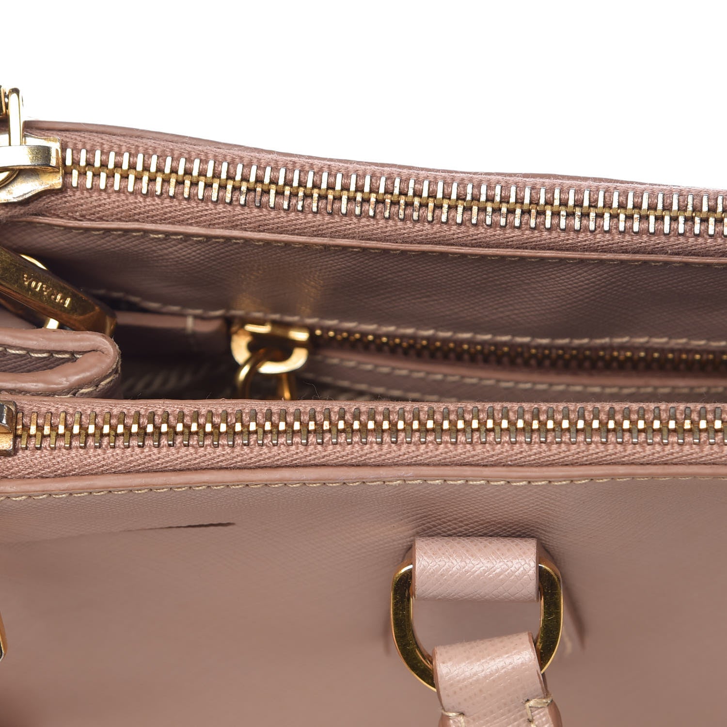 Prada Saffiano Medium Galleria Double Zip Tote Cammeo 16 of 36