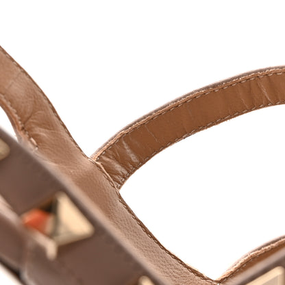 Valentino Garavani Patent Nappa Rockstud Ankle Strap 100mm Pumps 39 Poudre 10 of 12