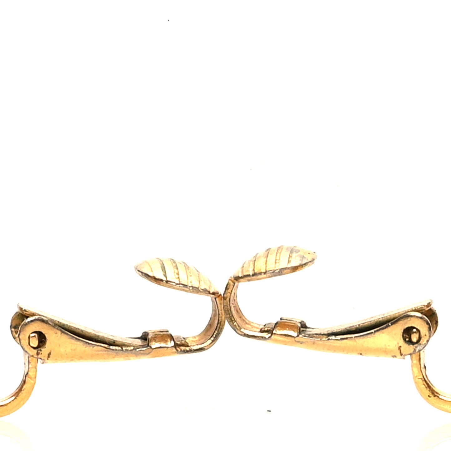 CC Clip On Earrings Gold