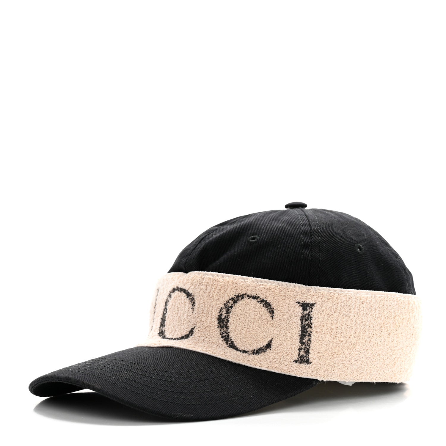 Gucci Gabardine Gucci Headband Baseball Hat S Black 1 of 10