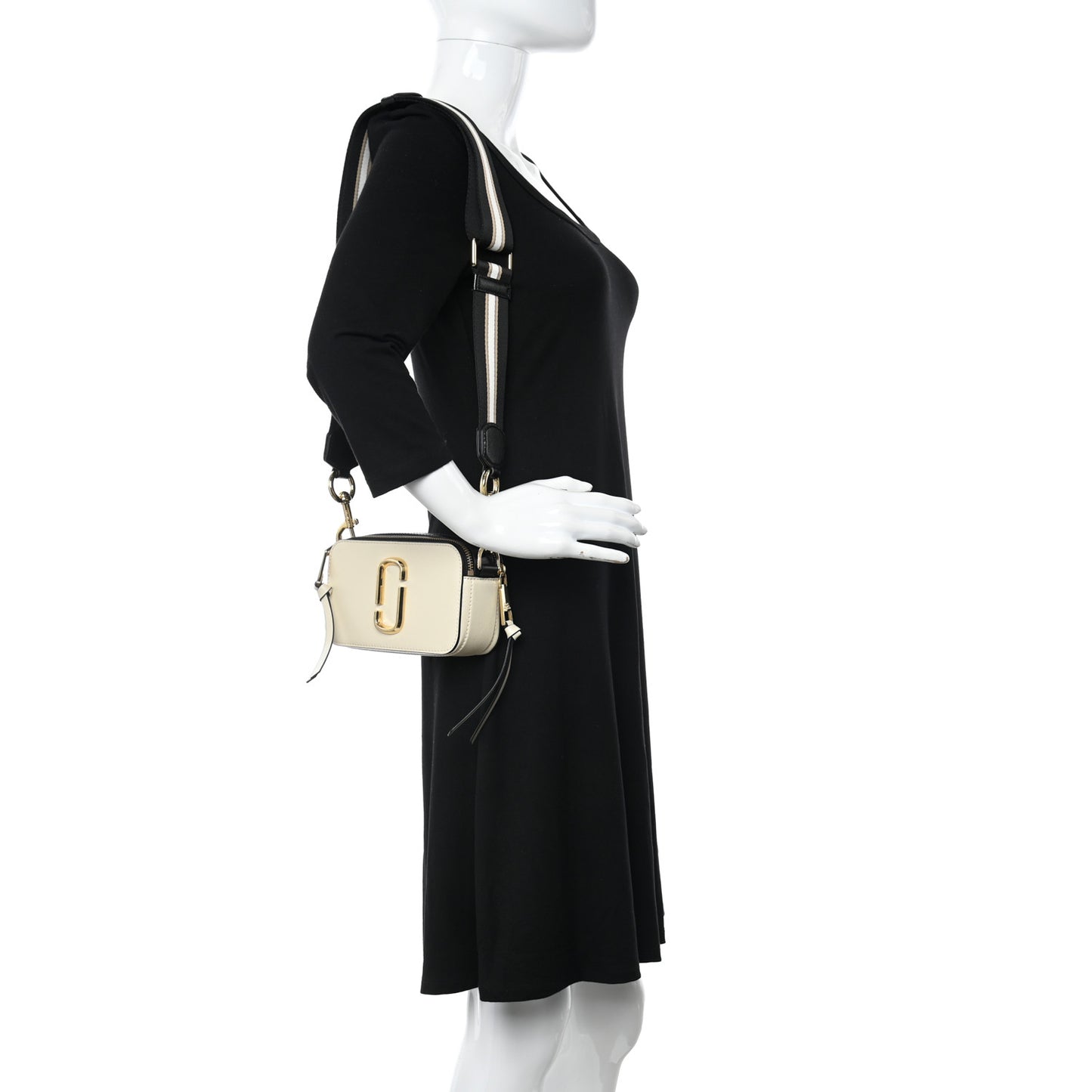 Saffiano Small Snapshot Camera Bag New Cloud White Multicolor