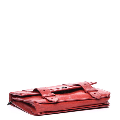 Proenza Schouler Lambskin PS1 Large Chain Wallet Red 4 of 8