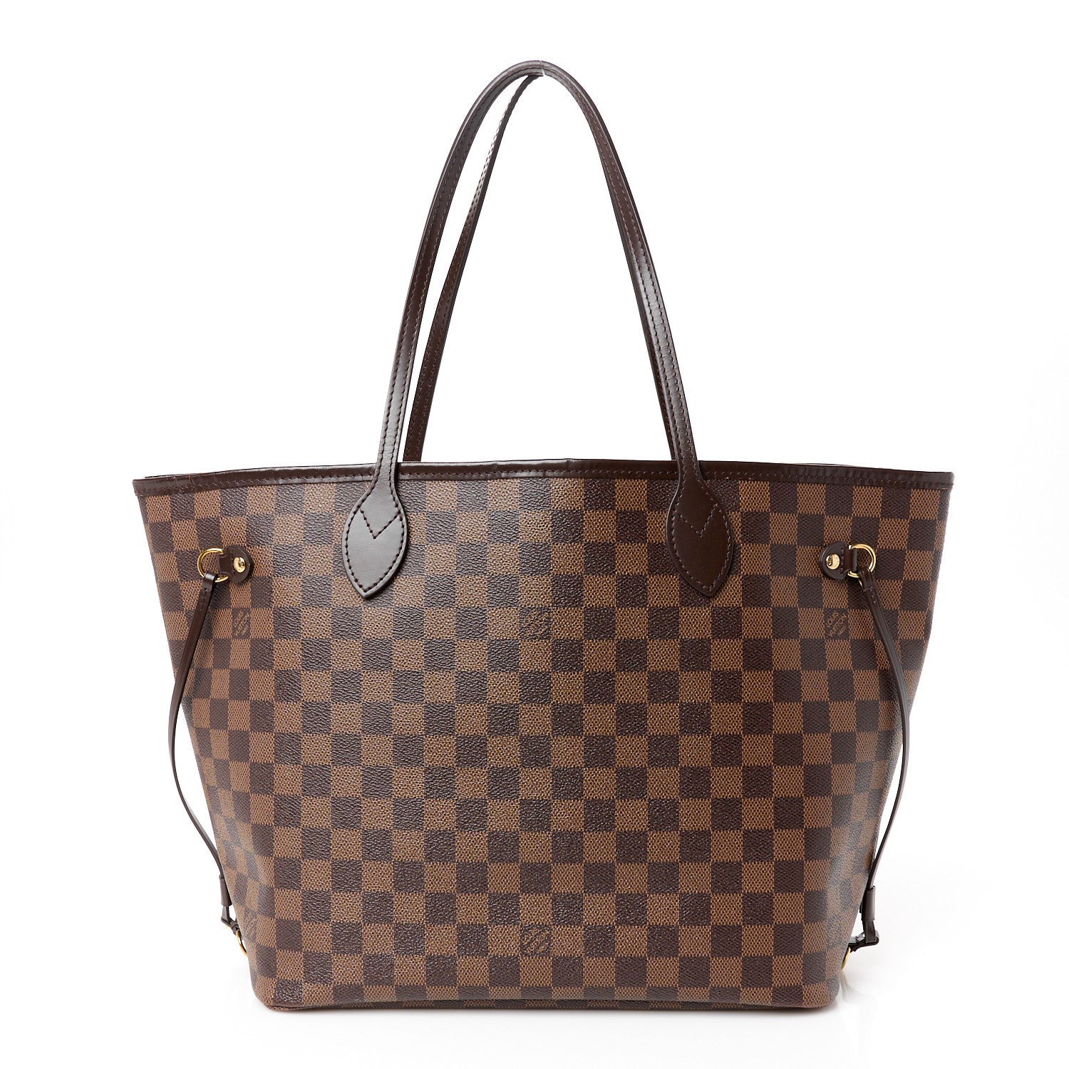 Louis Vuitton Damier Ebene Neo Neverfull MM Rose Ballerine 1 of 12