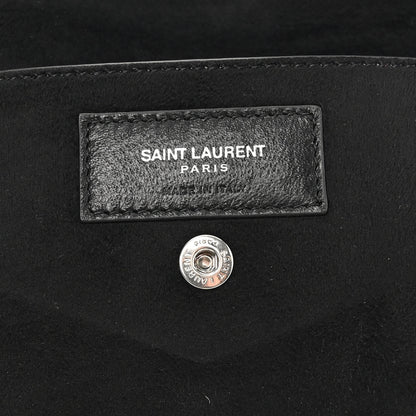 Saint Laurent Lambskin Teddy Drawstring Bag Black 7 of 11