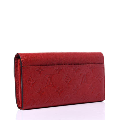 Louis Vuitton Empreinte Sarah Wallet NM Cherry 3 of 9