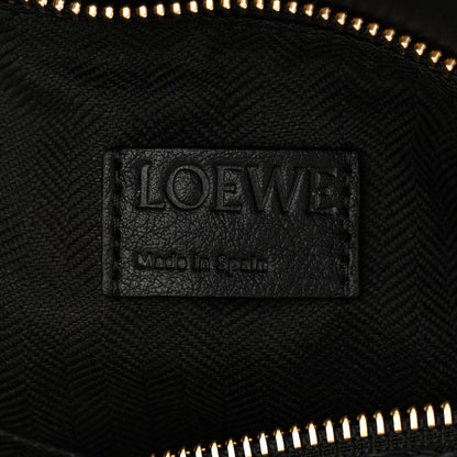 Loewe Raffia Calfskin Small Puzzle Bag Anise Olive 6 of 9