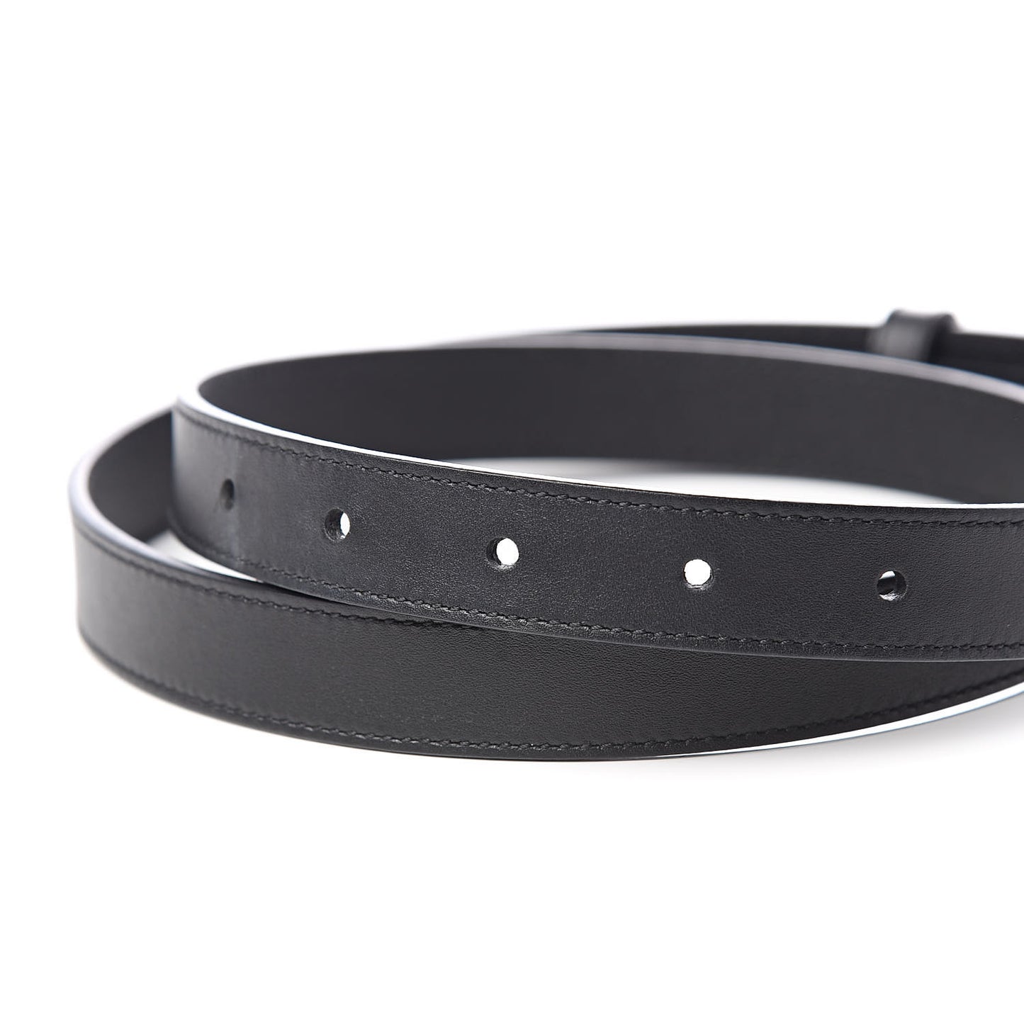 Calfskin Double G 20mm Belt 80 32 Black