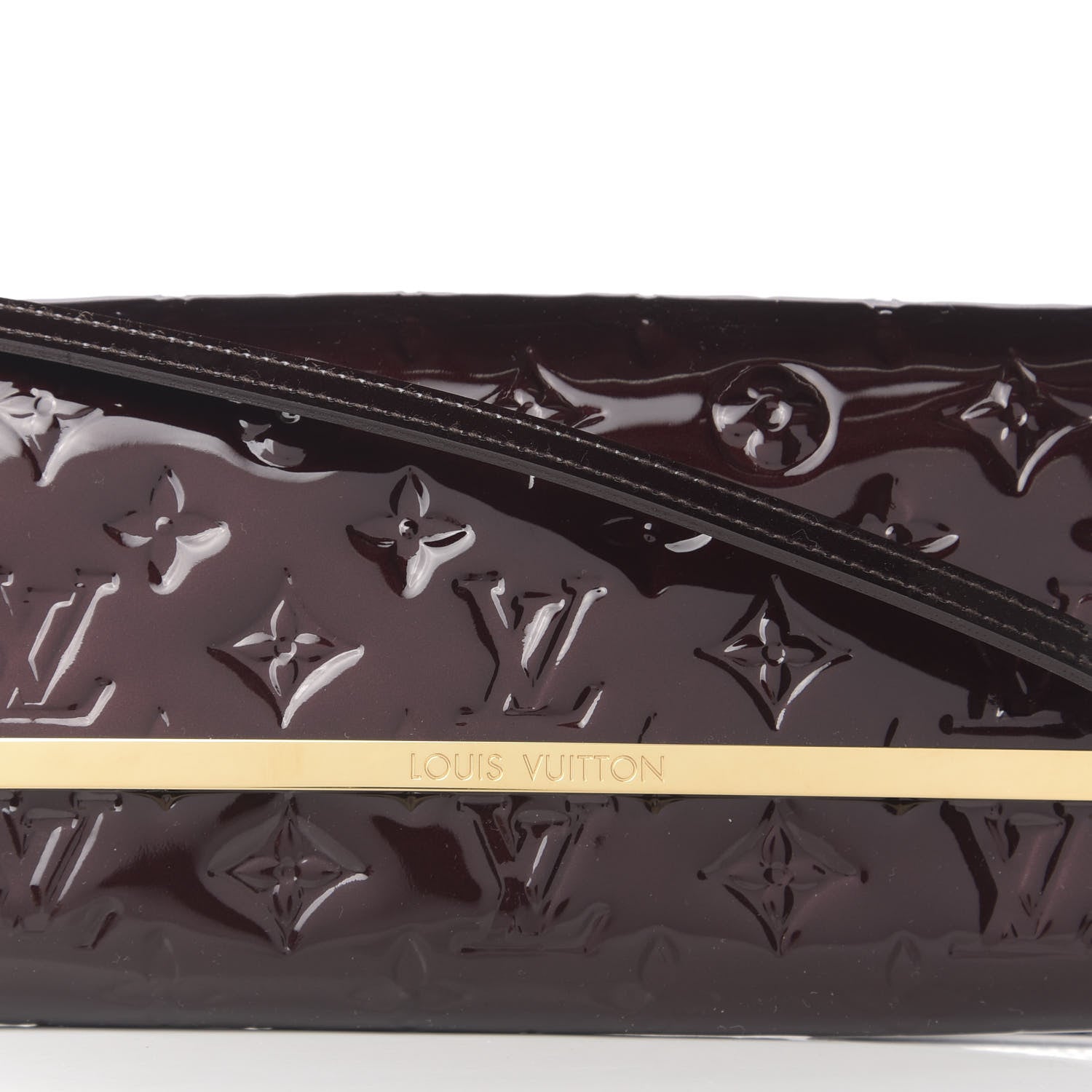 Louis Vuitton Vernis Rossmore MM Amarante 9 of 9