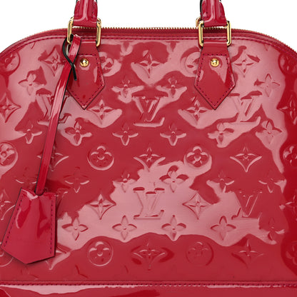 Louis Vuitton Vernis Alma PM Pomme D'Amour 8 of 10