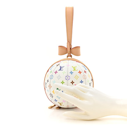 Louis Vuitton LV x TM Monogram Multicolor Koro Koro Clutch White 2 of 9